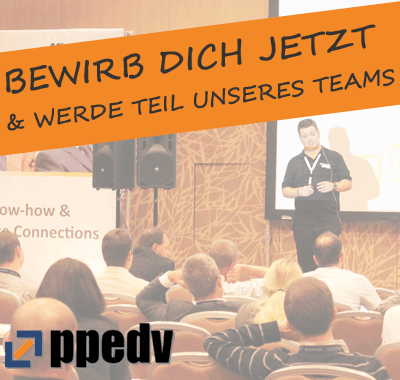 Werde Teil unseres ppedv Eventteams